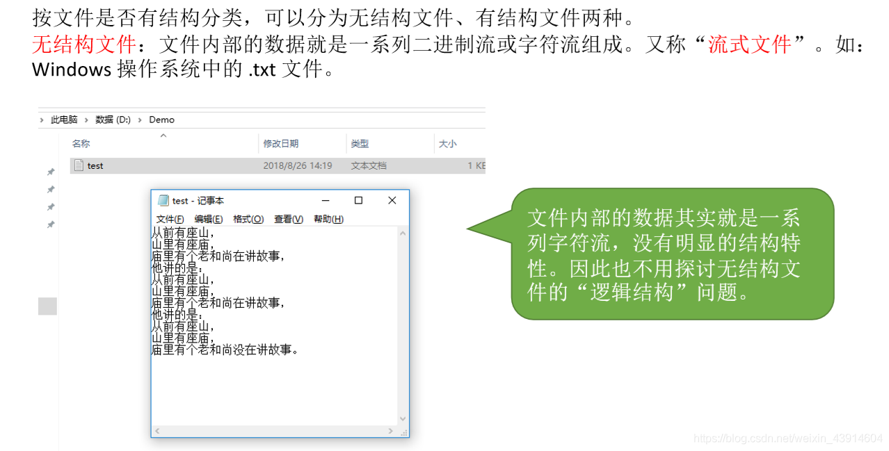 无结构文件